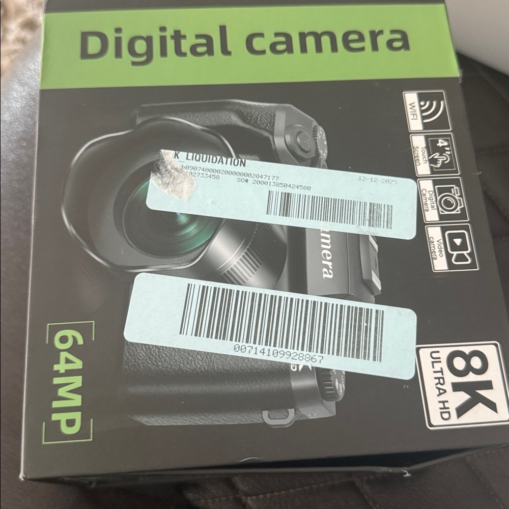 8K Digital Camera with Standard Hot Shoe  New The Box Alittle Damage - Picture 6 of 6